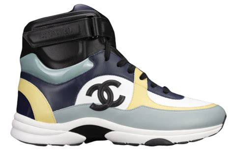 chanel high top sneakers 2021.